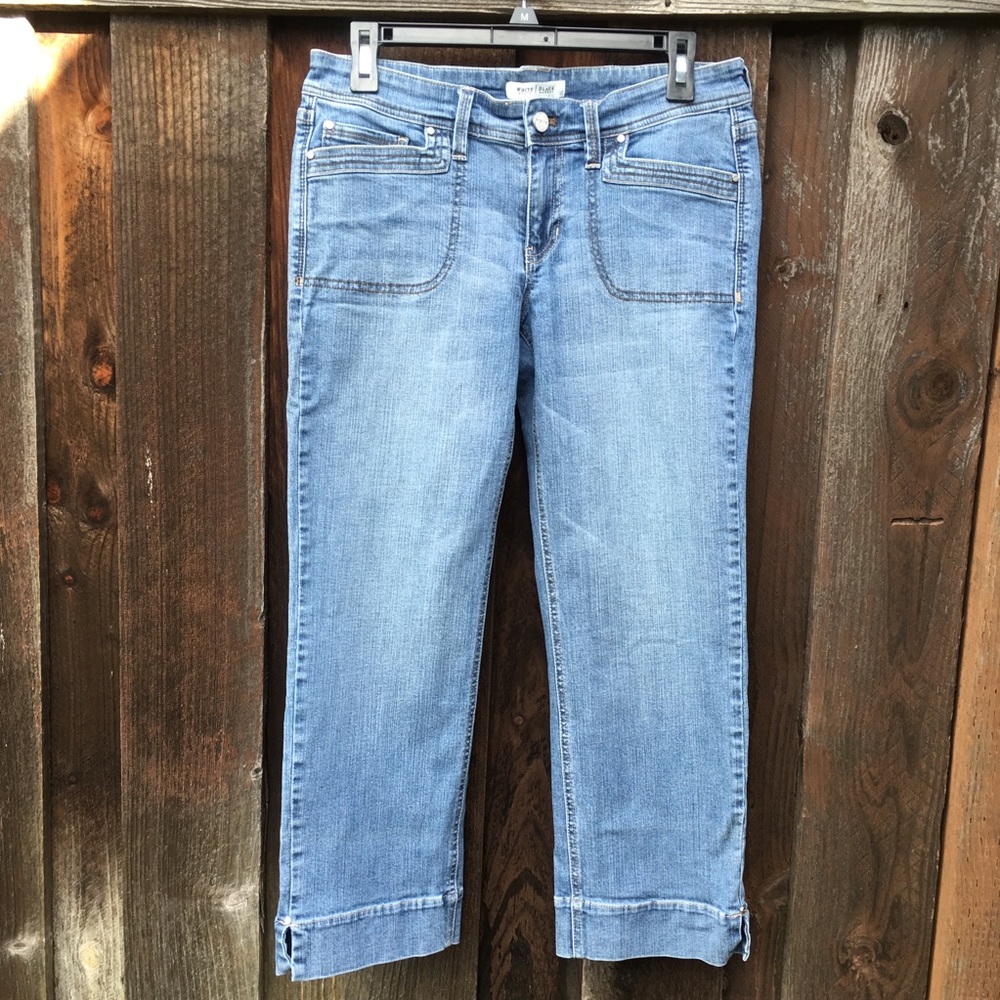 White House Black Market cropped jeans